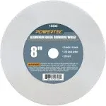 POWERTEC 15505 Bench and Pedestal Grinding Wheels, 8 Inch x 1 Inch, 5/8 Arbor...