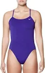 Nike Women's Hydrastrong Solid Cut Out Tank One Piece Swimsuit