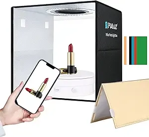 PULUZ Light Box Photography Kit, 12&#034;X12&#034; Portable Photo Studio Shooting Tent CRI