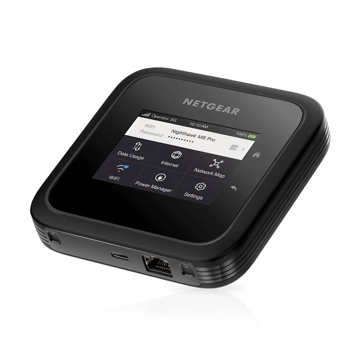 NETGEAR Nighthawk M6 Pro Mobile Hotspot 5G mmWave, 8Gbps, Unlocked, AT&T & T-Mobile, International Roaming 125+ Countries, WiFi 6E, Portable WiFi Device for Travel, 5G Modem Wireless Router (MR6550)