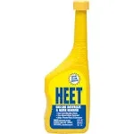 HEET Gas-Line Antifreeze And Water Remover - Removes Water From Fuel System - Prevents Gas-Line Freezing - Optimal For Winter Use Fast Cold Weather Starts, 12 fl. oz. (28201)