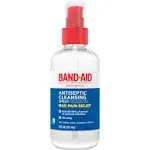 Band Aid Antiseptic Cleansing Spray, Max Pain Relief 8 fl oz