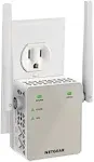 NETGEAR Wi-Fi Range Extender EX6120 - Coverage Up to 1500 Sq Ft and 25 Devices with AC1200 Dual Band Wireless Signal Booster & Repeater (Up to 1200Mbps Speed), and Compact Wall Plug Design, White