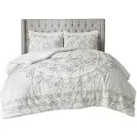 Violette Full/Queen 3 Piece Tufted Chenille Comforter Set