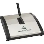 Bissell Natural Sweep Carpet and Floor Sweeper with Dual Rotating System and 2 Corner Edge Brushes, 92N0A, 4, Silver