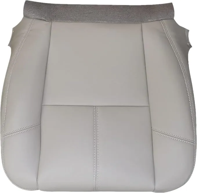 AOUTTUOA Driver or Passenger Side Bottom Replacement Leather Seat Cover Light ...