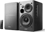 Edifier R1280DB - 2.0 Lifestyle Bookshelf Bluetooth Studio Speakers Black - 3.5mm AUX/RCA/BT/Optical/Coaxial Connection/Wireless Remote