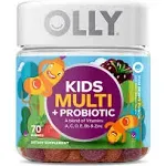 Olly Kids Multi + Probiotic, Yum Berry Punch, 70 Gummies