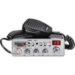 Uniden PC68LTX 40-Channel CB Radio with PA/CB Switch, RF Gain and Mic Gain Control, Analog S/RF Meter, Instant Channel 9, Automatic Noise Limiter, and Hi-Cut Switch,Silver