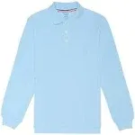 French Toast Boys' Long-Sleeve Pique Polo Shirt