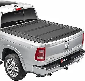 BAK BAKFlip MX4 Hard Folding Truck Bed Tonneau Cover | 448203RB | Fits 2012 - 2018, 2019 - 2021 Classic Dodge Ram 1500, 2012-21 2500/3500 w/RamBox 6' 4" Bed (76.3")