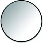 Umbra 24 in. diameter Black Hub Wall Mirror