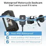 OBEST Motorcycle Dash Cam, Dual 720p Motorbike Camera Front and Rear 120° Wide ...