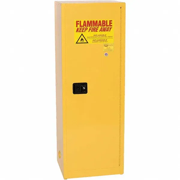 Eagle Mfg 1923X Flammable Liquid Safety Cabinet, Yellow