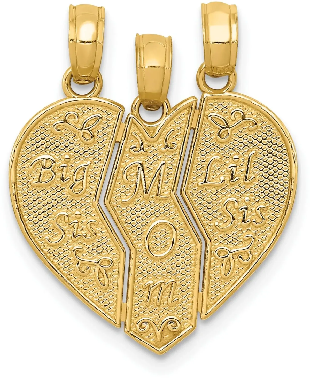 Macy's 14K Gold Break Apart Big Sis Charm