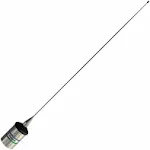 Shakespeare 5241-R Low Profile 3' VHF Marine Antenna & PL-258-CP-G Marine Center Pin Spice Connector, Gold