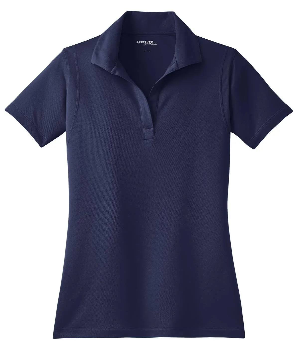 "Sport-Tek Women's True Navy Micropique Sport-Wick Polo"