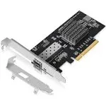 10Gb PCI-E NIC Network Card, Dual SFP+ Port, with Intel 82599EN Controller, PCI Express Ethernet LAN Adapter Support Windows Server/Linux/VMware, Compare to Intel X520-DA2(Intel E10G42BTDA)