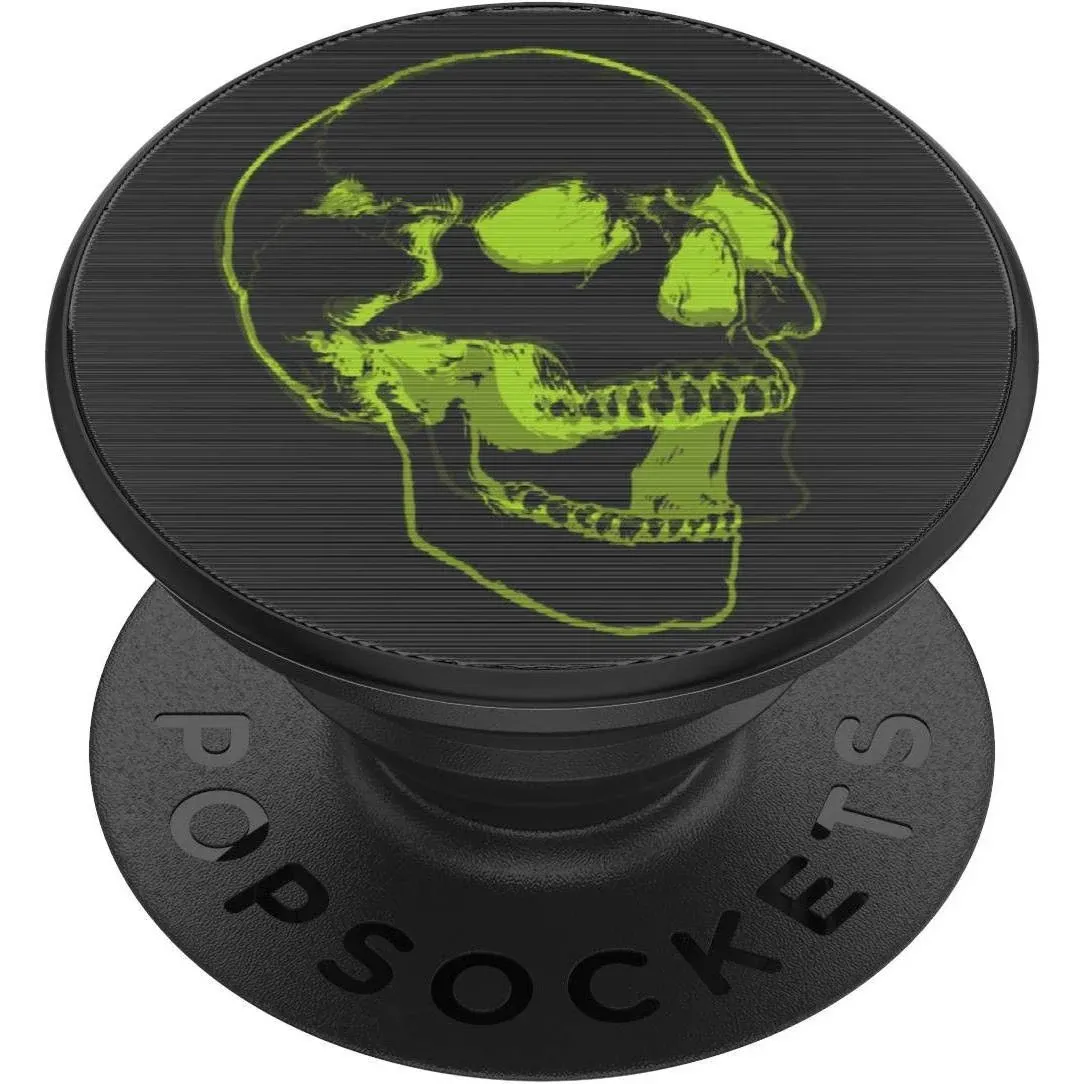 PopSocket Premium Phone Grip Expanding Kickstand Translucent Skull Green…