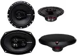 Rockford Fosgate R169X3 6x9 260W 3 Way + R165X3 6.5" 3 Way Car Speakers Coaxial