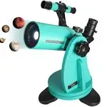 Sarblue Maksutov-Casse<wbr/>grain Telescope 60 with Dobsonian Mount, 60mm Aperture ...