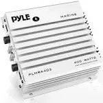 Pyle Hydra Marine Amplifier - Upgraded Elite Series 400 Watt 4 Channel Audio Amplifier - Waterproof, Dual MOSFET Power Supply, G