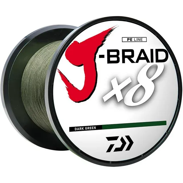 DAIWA J-BRAID X8 - DARK GREEN - 165 YARDS