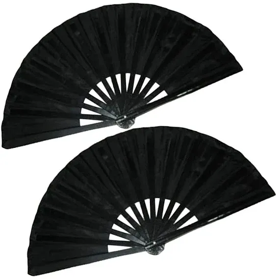 Chinese Taichi Kungfu Fan Bamboo Martial Arts Sports Fighting Hand Fan 13inch