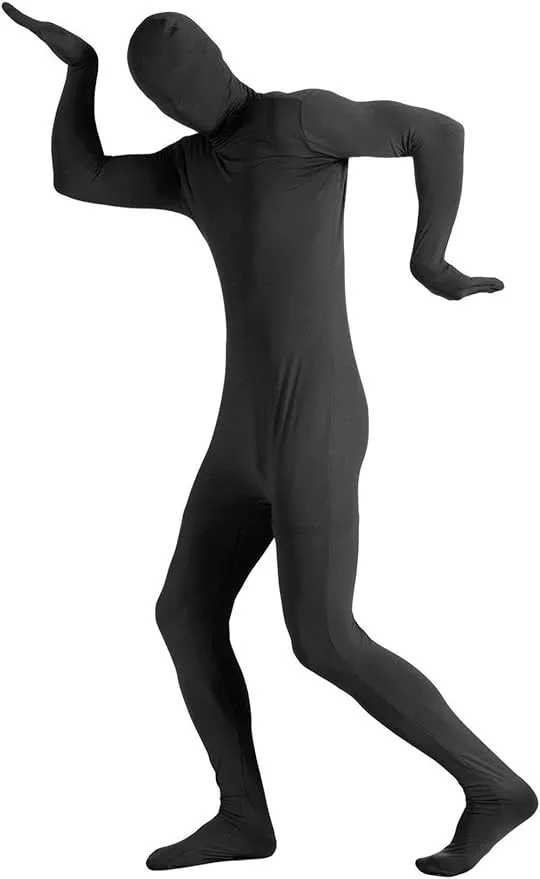 Rubie's Costume Men's 2nd Skin Zentai Supersuit, Black, M