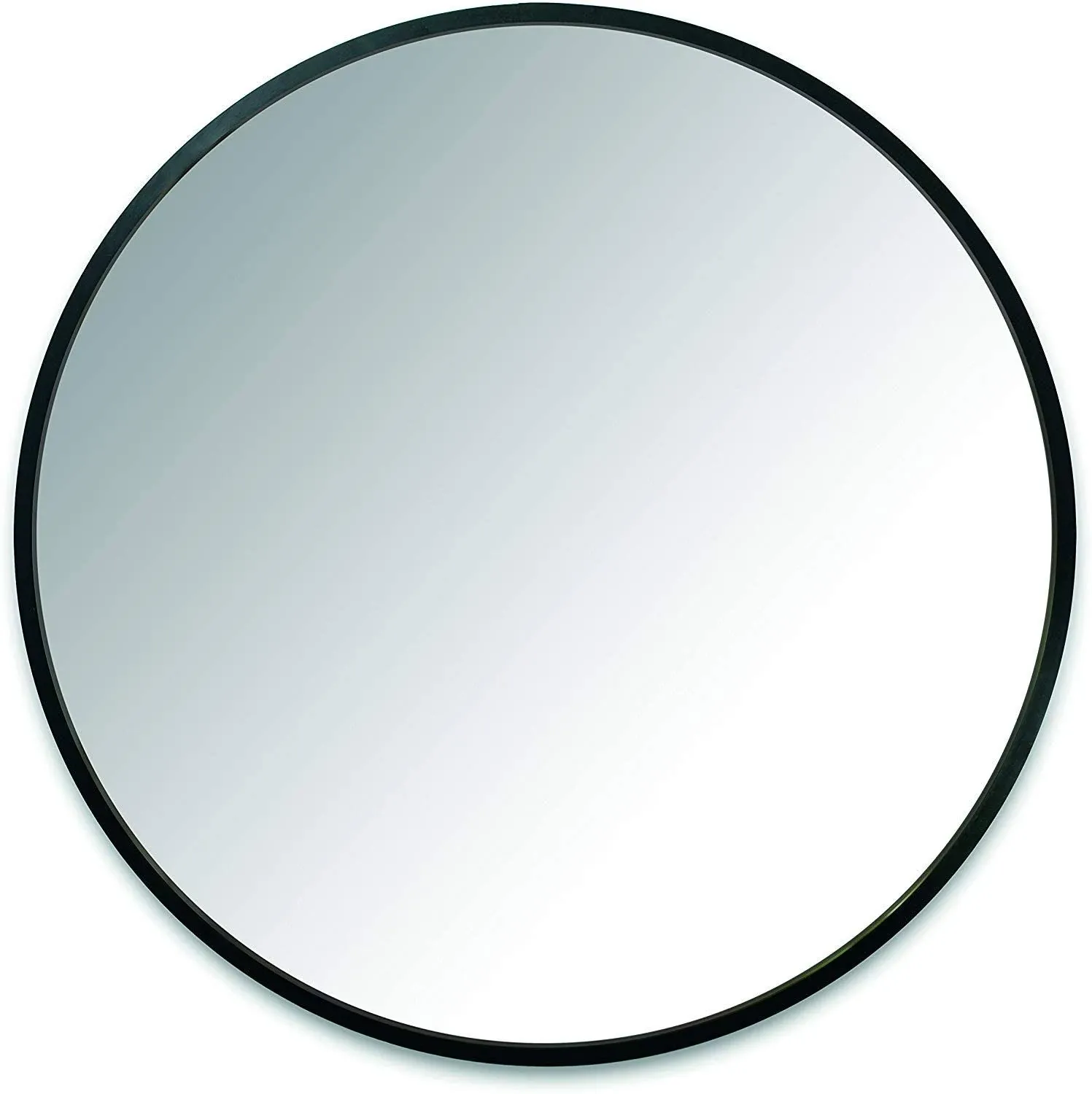 Umbra 24 in. diameter Black Hub Wall Mirror