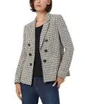 Jones New York Women's Tweed Faux Double-Breasted Jacket