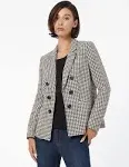 Jones New York Tweed Faux Double-Breasted Jacket