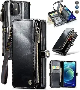 Defencase for iPhone 12 Pro case Wallet, iPhone 12 Wallet case for Women Men ...