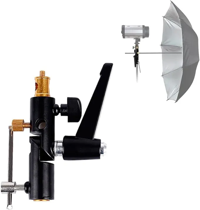 Light Stand/Flash Shoe Bracket Mounts with Multi Functional Umbrella Reflecto...