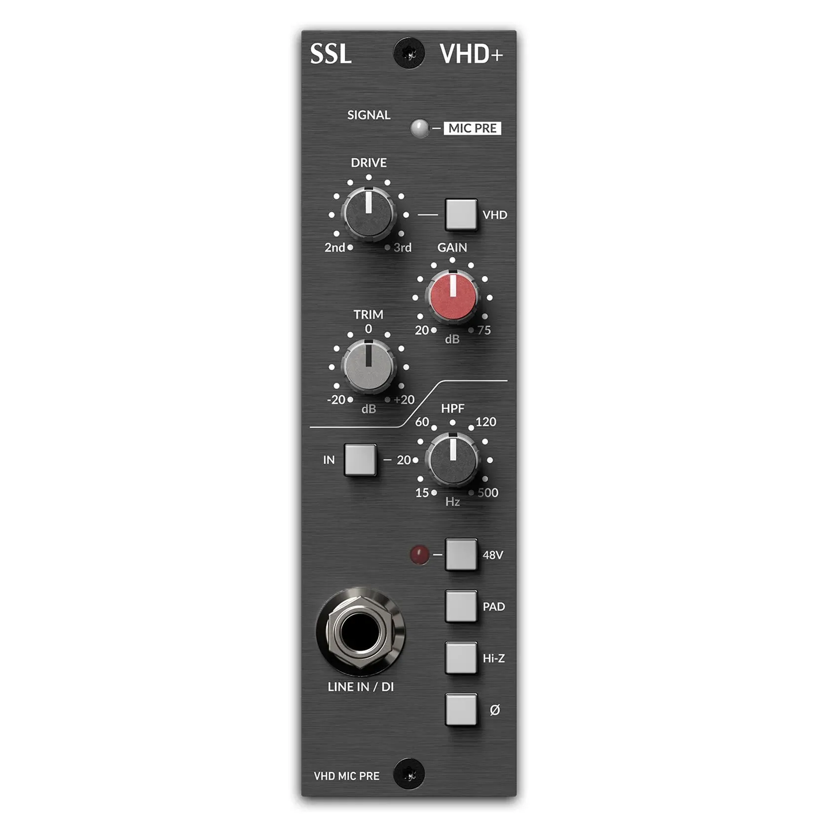 SSL VHD+ Microphone Preamp 500 Series