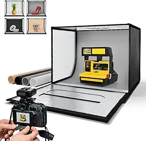 16&#034;x12&#034; Photo Studio Light Box Foldable Photo Shooting Tent Kit for Small Items