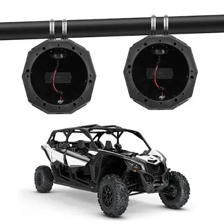 Kemimoto 6 5 Speaker Cage Pods UTV ATV Enclosure with 1 75 to 2 Mounting Clamps ...