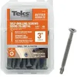 Teks 21378 40pk 1/4-20X3 Tek Screw