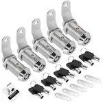 5 Pack Cabinet Lock with Keys 1&#034; RV Storage Locks Keyed Alike RV Locks for St...