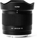 VILTROX AF 20mm F2.8 Camera Lens Full Frame For Sony E ZV-E1 A7RV Nikon Z Mount  | eBay