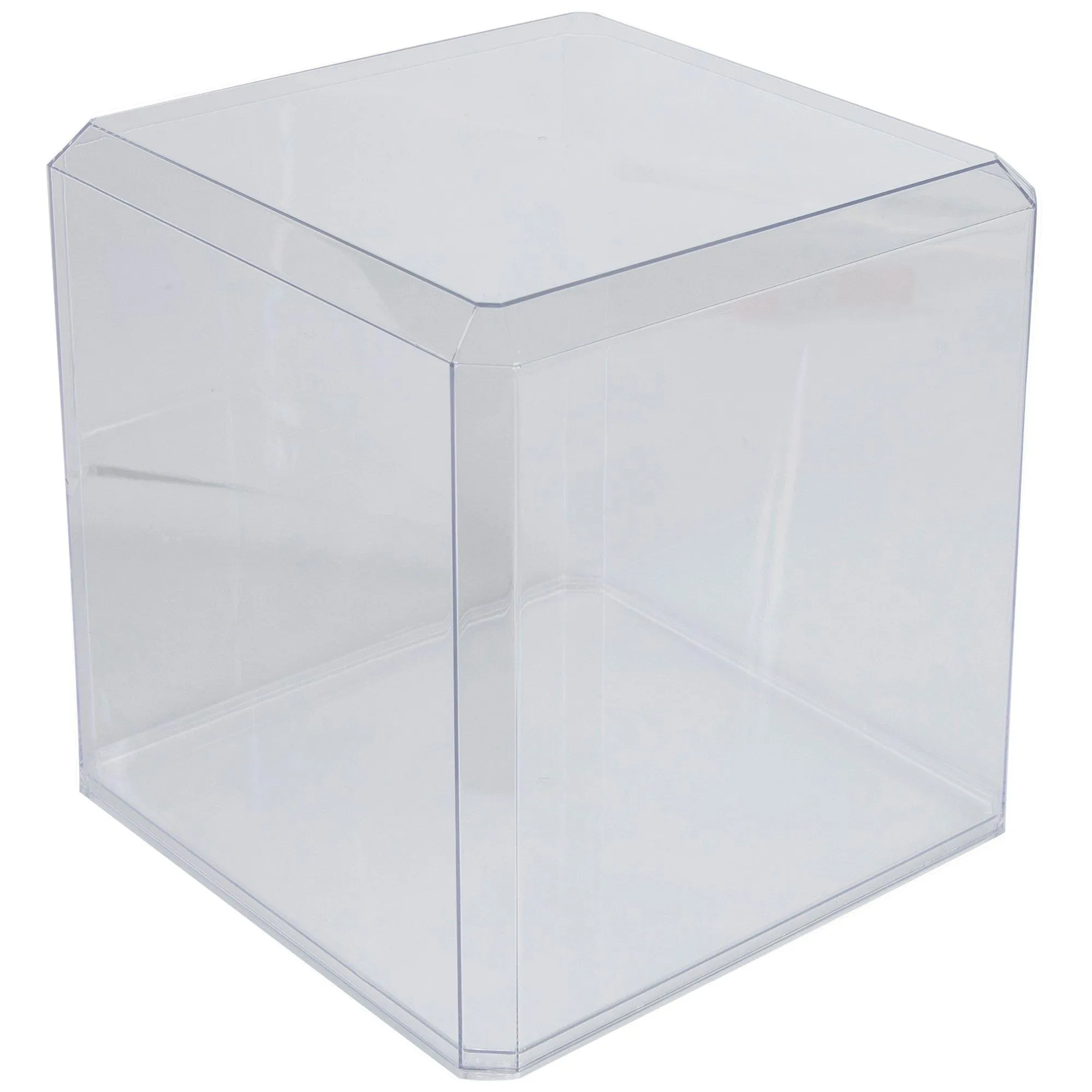 KOLIPI Basketball Display Case Stand, 3MM Clear Acrylic Display Case for Soccer Ball Display Box Holder for Full Size Basketball Self Assemble(10.6x10.6x11.8 inch;27x27x30 cm)