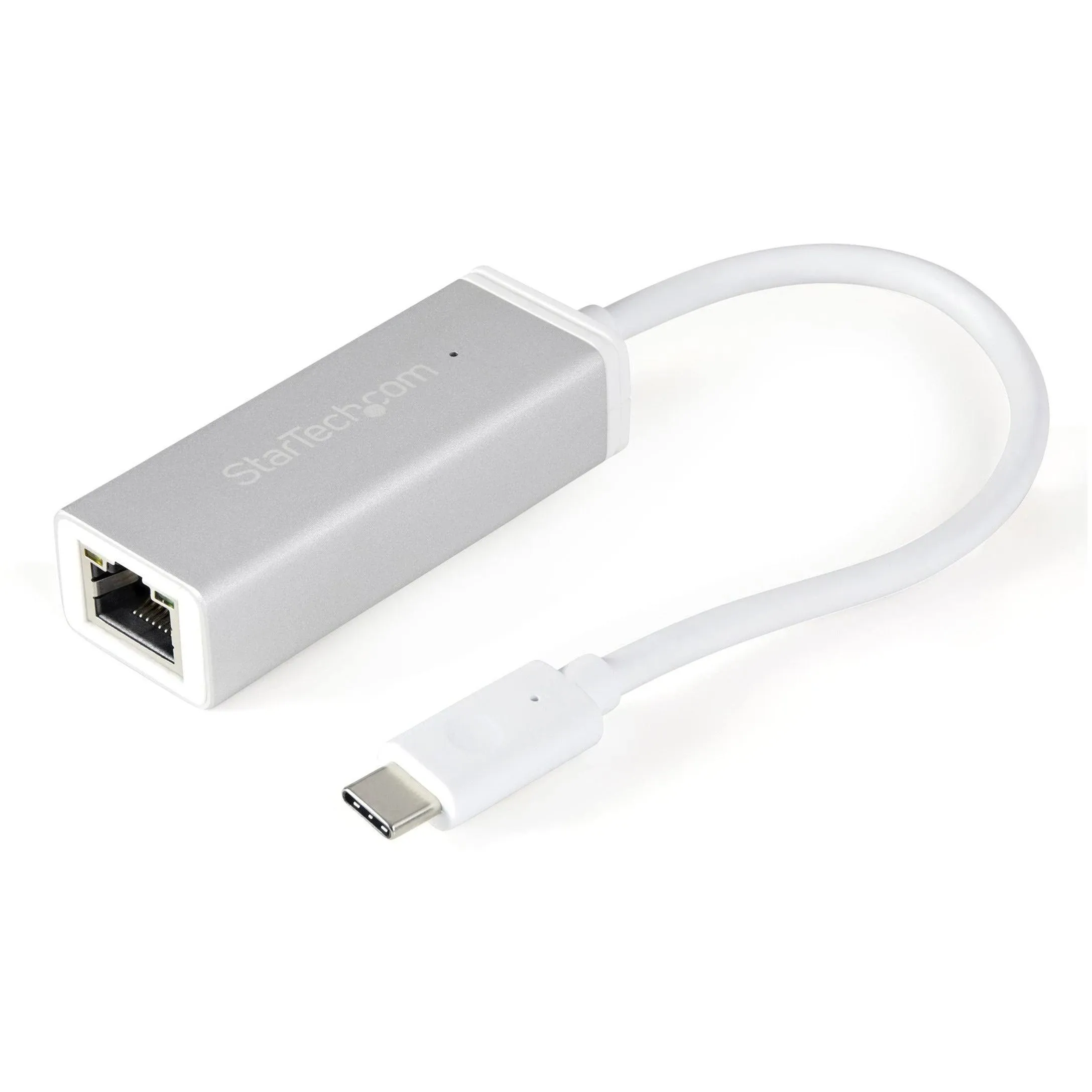 StarTech.com USB-C to Gigabit Ethernet Adapter - Aluminum - Thunderbolt 3 Port Compatible - USB Type C Network Adapter (US1GC30A)