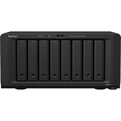 Synology 8 Bay DiskStation DS1821+ (Diskless), 8-bay; 4gb ddr4