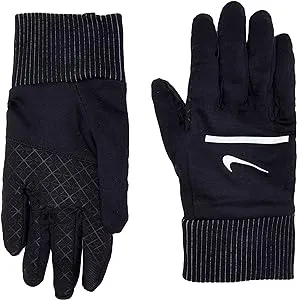 Nike Mens Sphere Running Gloves Black/Silver LG