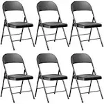 Fenbeli Folding Chair with Cushion (Set of 6)