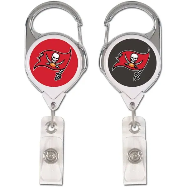 Tampa Bay Buccaneers Badge Holder Premium Retractable