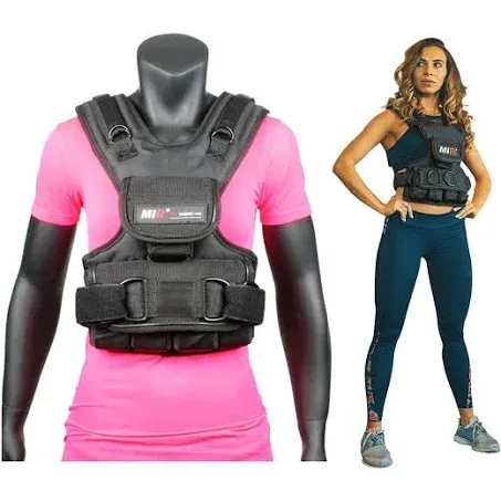 MiR Womens Weighted Vest 10lbs - 50lbs Solid Iron Weights