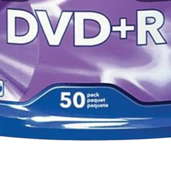 Verbatim DVD+R Blank Discs AZO Dye 4.7GB 16X Recordable Disc - 50 Discs Spindle,Silver