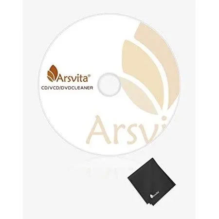 Arsvita Laser Lens Cleaner Disc Cleaning Set for CD / VCD / DVD Player