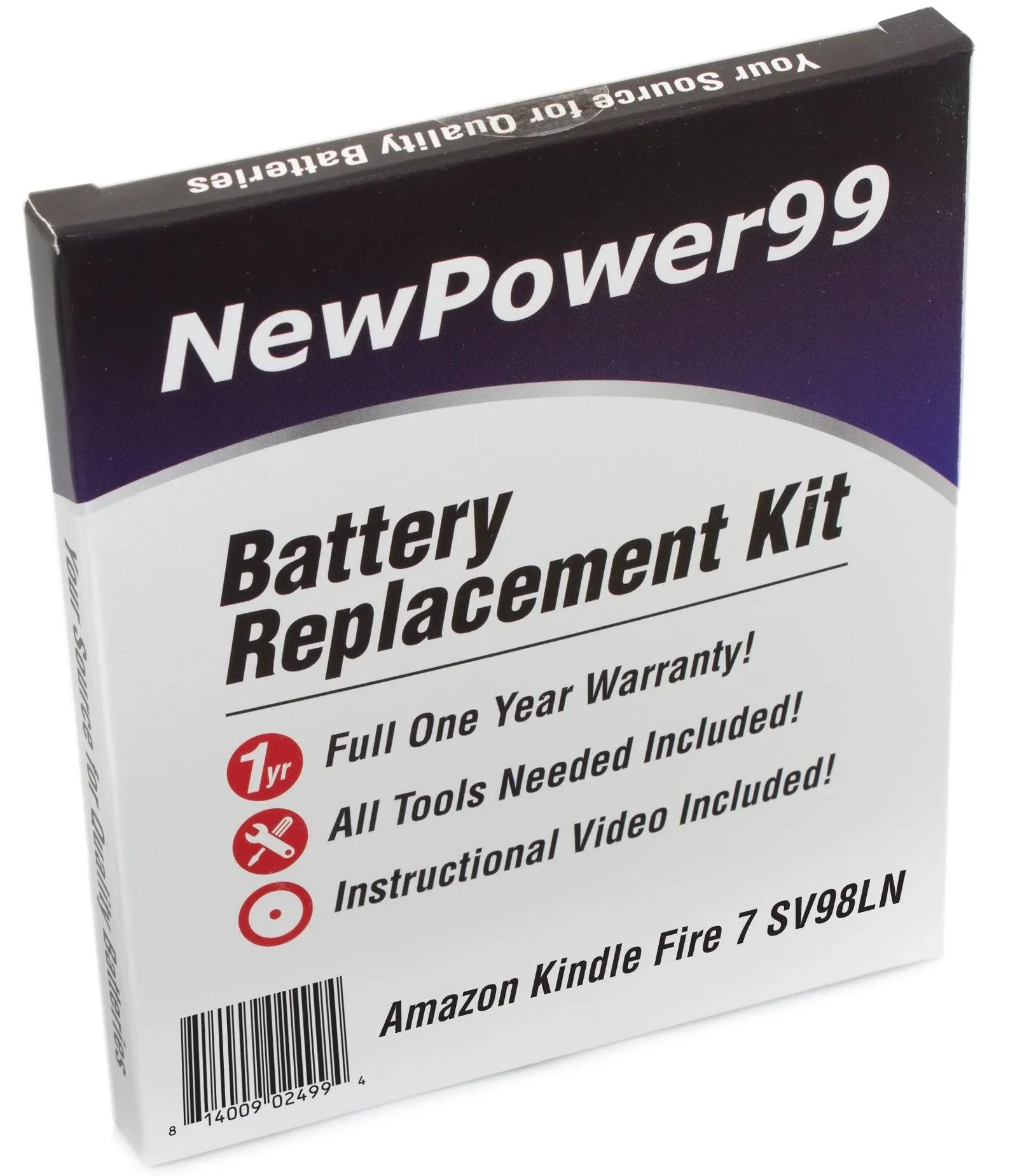 Garmin Approach S10 Battery Replacement Kit with Battery, Installation Tools, Video Instructions and full One Year Warranty